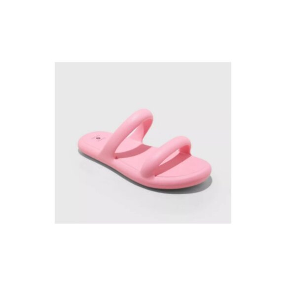 Shade & Shore Women’s Ellen Footbed Sandal Pink NWT - Picture 1 of 5